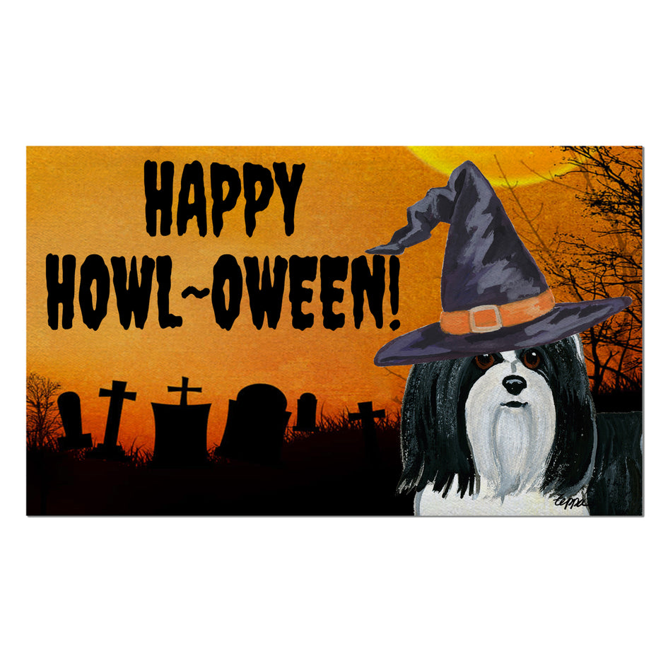 Havanese HAPPY HOWL-OWEEN Welcome Mat