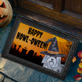 Havanese HAPPY HOWL-OWEEN Welcome Mat