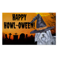 Havanese HAPPY HOWL-OWEEN Welcome Mat