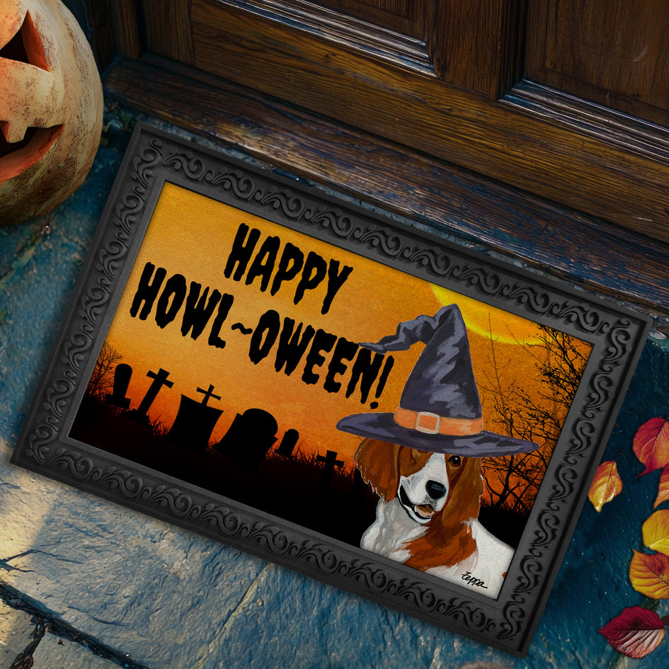 Irish Setter HAPPY HOWL-OWEEN Welcome Mat