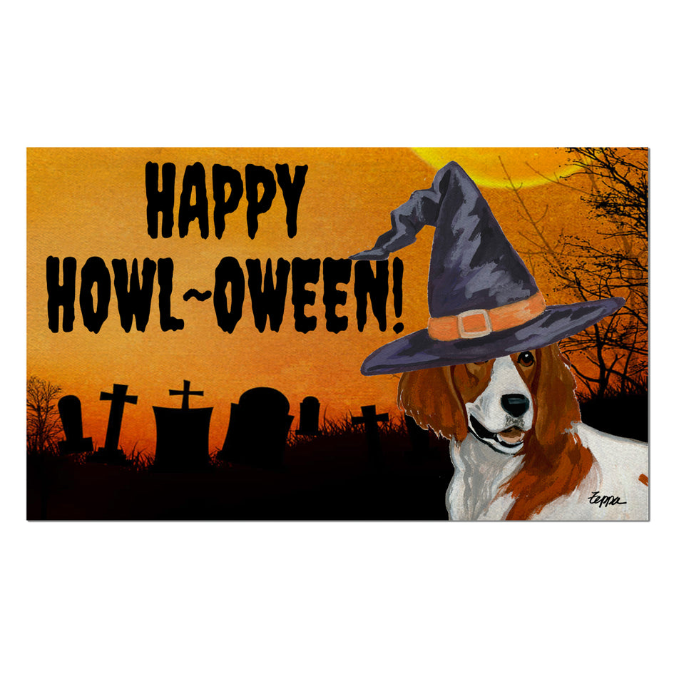 Irish Setter HAPPY HOWL-OWEEN Welcome Mat