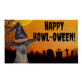 Italian Greyhound HAPPY HOWL-OWEEN Welcome Mat