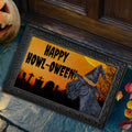 Kerry Blue Terrier HAPPY HOWL-OWEEN Welcome Mat