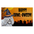 Komondor HAPPY HOWL-OWEEN Welcome Mat