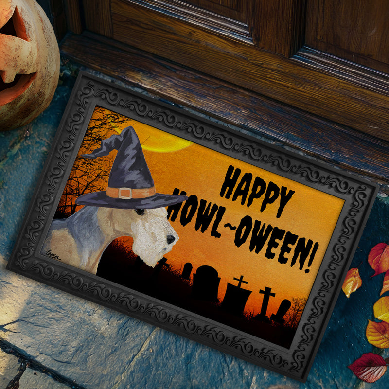 Lakeland Terrier HAPPY HOWL-OWEEN Welcome Mat