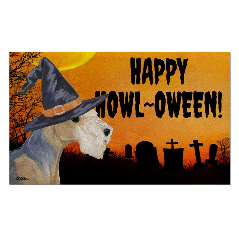 Lakeland Terrier HAPPY HOWL-OWEEN Welcome Mat