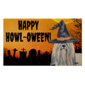 Lhasa Apso HAPPY HOWL-OWEEN Welcome Mat