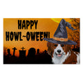 Nederlandse Kooikerhondje HAPPY HOWL-OWEEN Welcome Mat