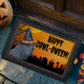 Neapolitan Mastiff HAPPY HOWL-OWEEN Welcome Mat