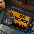 Norwegian Elkhound HAPPY HOWL-OWEEN Welcome Mat