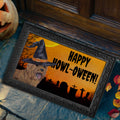 Norwich Terrier HAPPY HOWL-OWEEN Welcome Mat