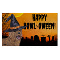 Norwich Terrier HAPPY HOWL-OWEEN Welcome Mat