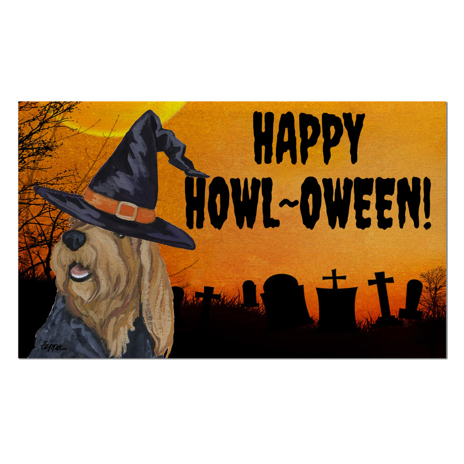 Otterhound HAPPY HOWL-OWEEN Welcome Mat