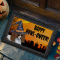 Papillon HAPPY HOWL-OWEEN Welcome Mat