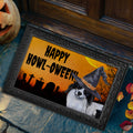 Papillon HAPPY HOWL-OWEEN Welcome Mat
