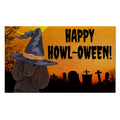 Poodle HAPPY HOWL-OWEEN Welcome Mat