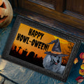 Poodle HAPPY HOWL-OWEEN Welcome Mat