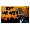 Portuguese Water Dog HAPPY HOWL-OWEEN Welcome Mat