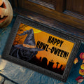 Pug HAPPY HOWL-OWEEN Welcome Mat