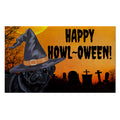 Pug HAPPY HOWL-OWEEN Welcome Mat