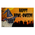 Pug HAPPY HOWL-OWEEN Welcome Mat