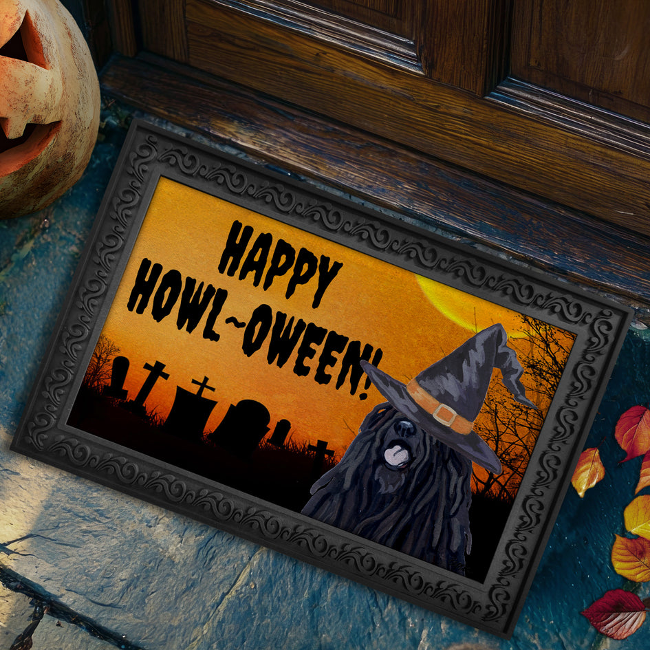 Puli HAPPY HOWL-OWEEN Welcome Mat