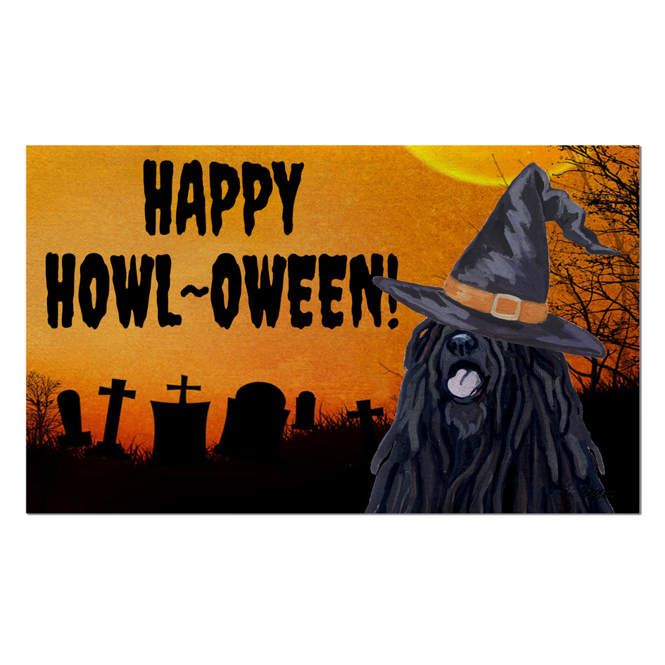 Puli HAPPY HOWL-OWEEN Welcome Mat