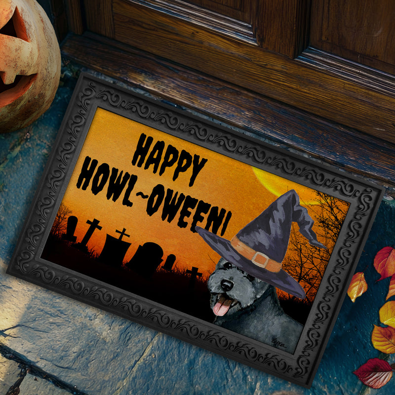 Pumi HAPPY HOWL-OWEEN Welcome Mat