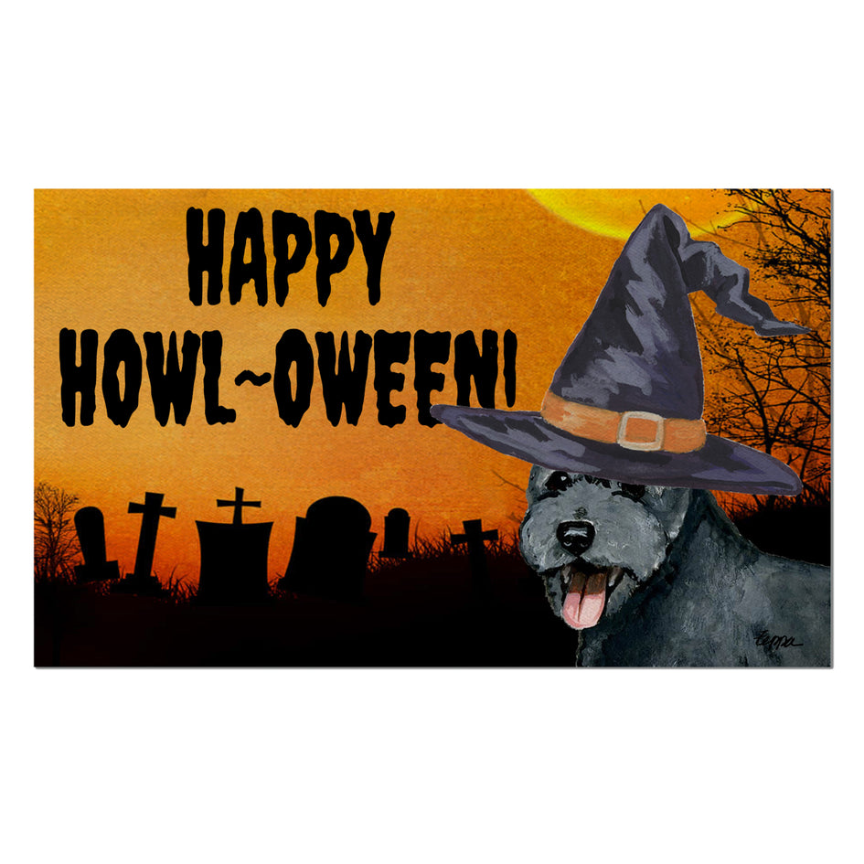Pumi HAPPY HOWL-OWEEN Welcome Mat