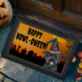 Pyrenean Shepherd HAPPY HOWL-OWEEN Welcome Mat
