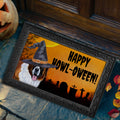 Saint Bernard HAPPY HOWL-OWEEN Welcome Mat