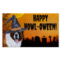 Saint Bernard HAPPY HOWL-OWEEN Welcome Mat