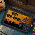 Scottish Terrier HAPPY HOWL-OWEEN Welcome Mat