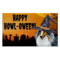 Shetland Sheepdog HAPPY HOWL-OWEEN Welcome Mat