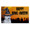 Siberian Husky HAPPY HOWL-OWEEN Welcome Mat