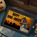 Sloughi HAPPY HOWL-OWEEN Welcome Mat