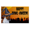 Smooth Fox Terrier HAPPY HOWL-OWEEN Welcome Mat