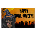 Tibetan Mastiff HAPPY HOWL-OWEEN Welcome Mat