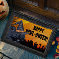 Tibetan Terrier HAPPY HOWL-OWEEN Welcome Mat