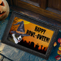 Cardigan Welsh Corgi HAPPY HOWL-OWEEN Welcome Mat