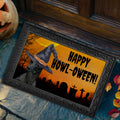 Xoloitzcuintli HAPPY HOWL-OWEEN Welcome Mat