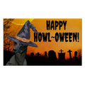 Xoloitzcuintli HAPPY HOWL-OWEEN Welcome Mat