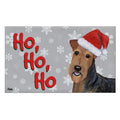 Airedale Holiday Welcome Mat