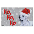 American Bulldog Holiday Welcome Mat