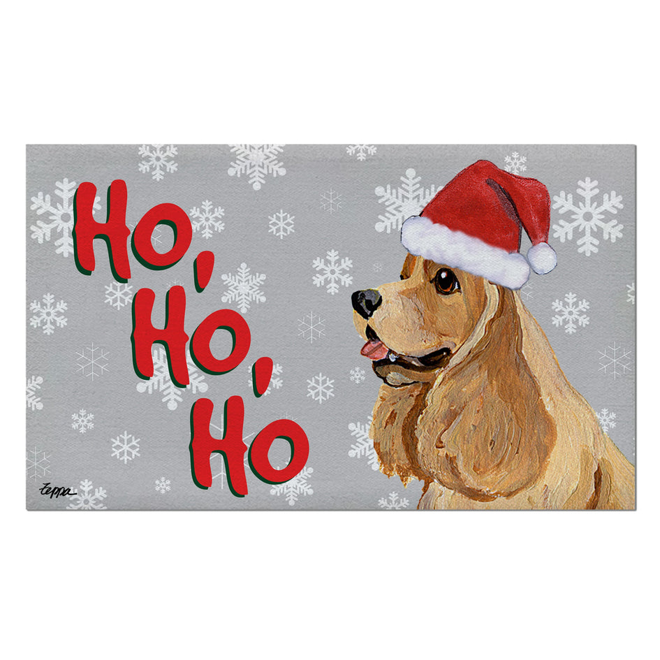 Cocker Spaniel Holiday Welcome Mat