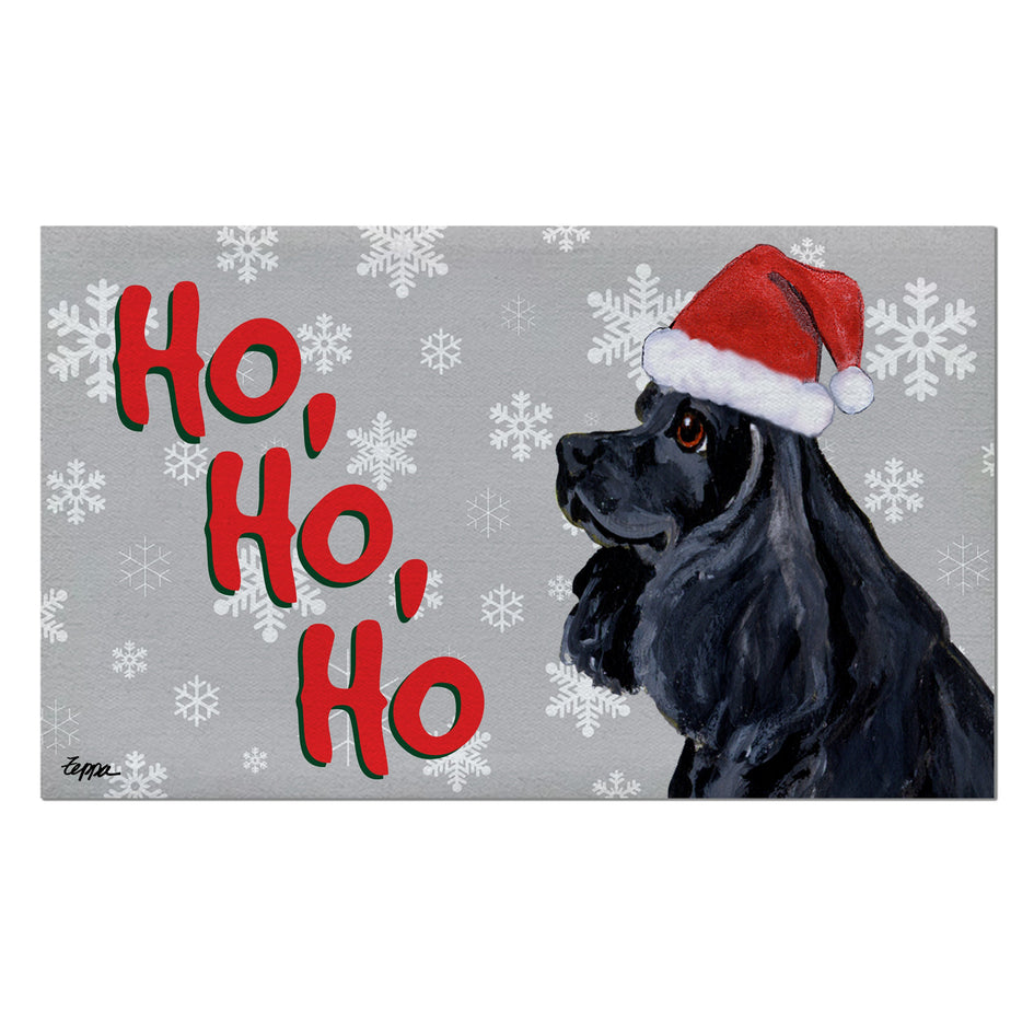 Cocker Spaniel Holiday Welcome Mat