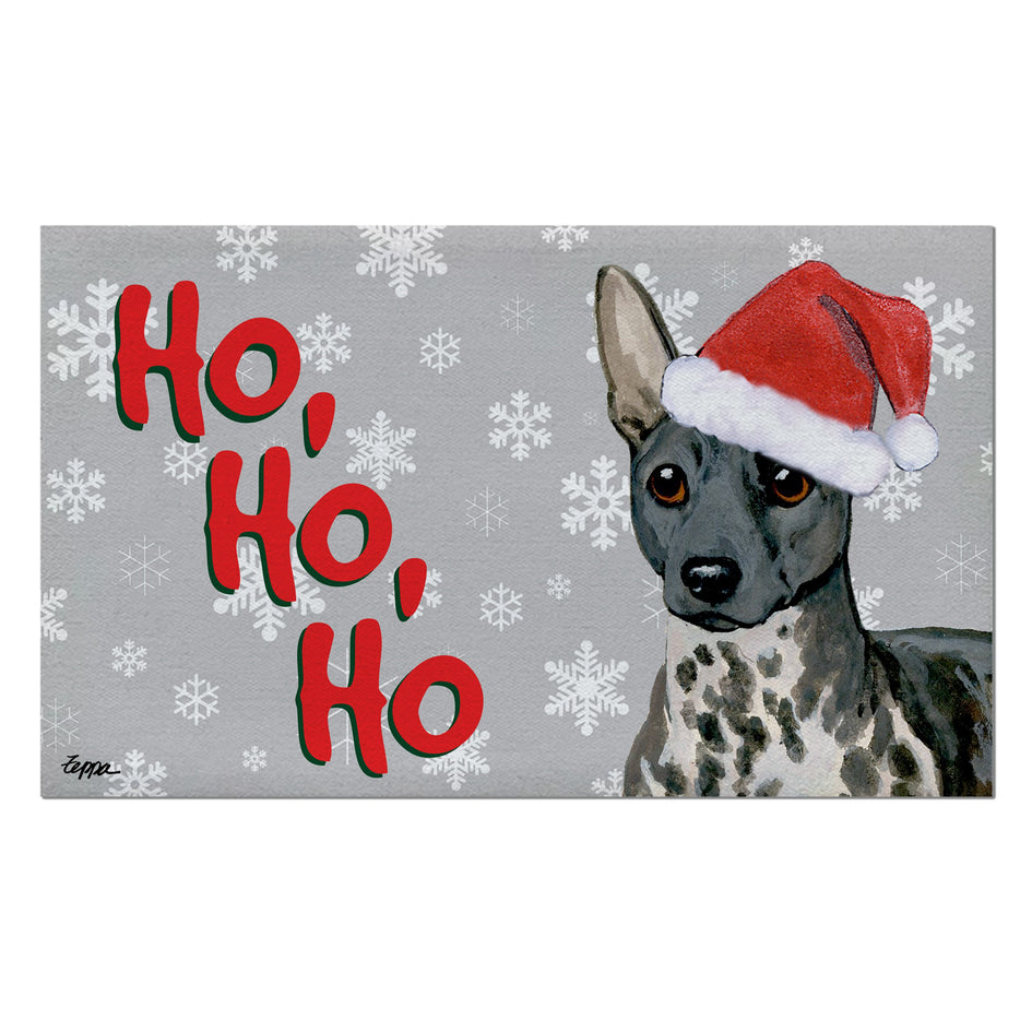 American Hairless Terrier Holiday Welcome Mat