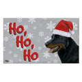Beauceron Holiday Welcome Mat