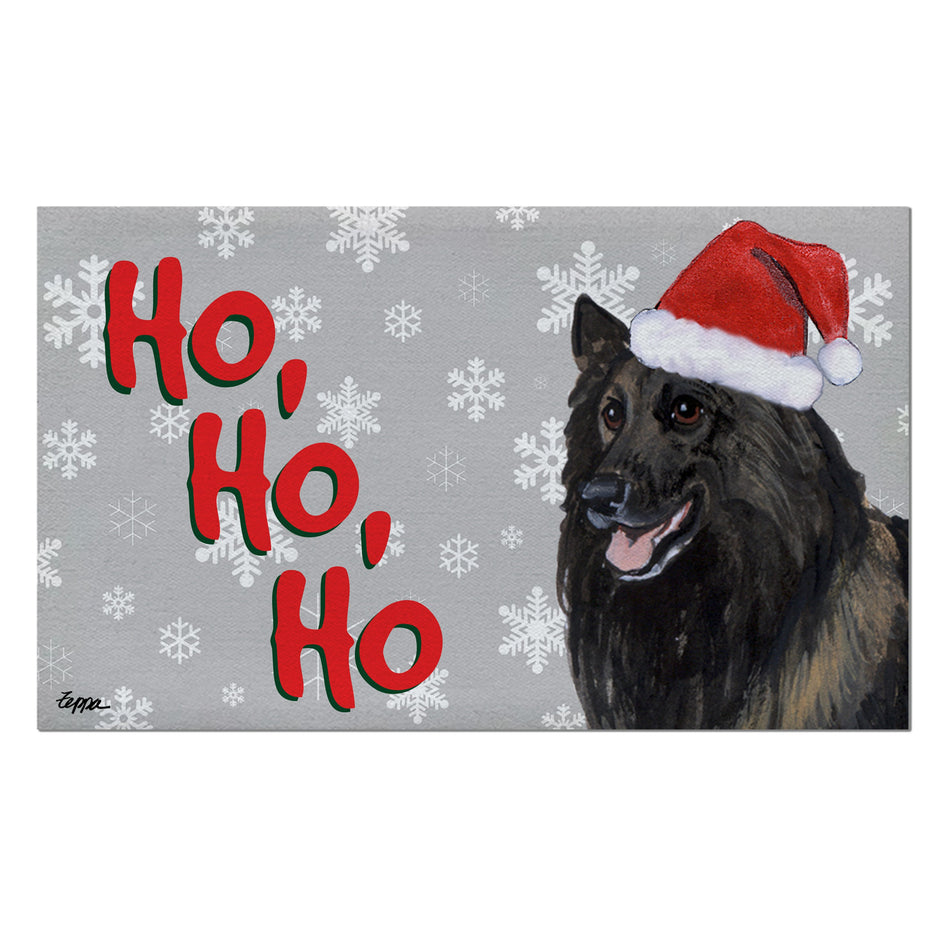 Belgian Tervuren Holiday Welcome Mat