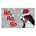 Bernese Mountain Dog Holiday Welcome Mat